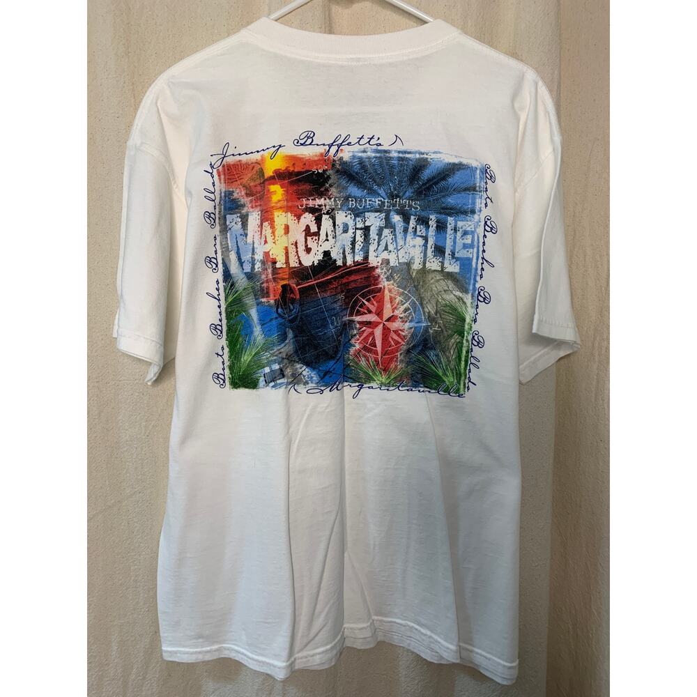 Vintage 2000s Jimmy Buffett Margaritaville Las Vegas Vacation Tourist Shirt L